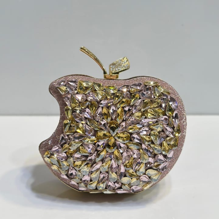 APPLE CRYSTLE CLUTCH